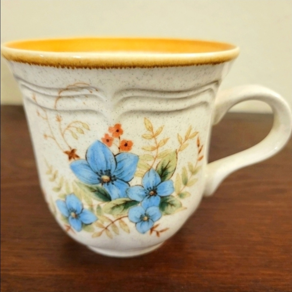 Set 4 Mikasa Garden Club Day Dreams Cups Tea Coffee Vintage PRISTINE